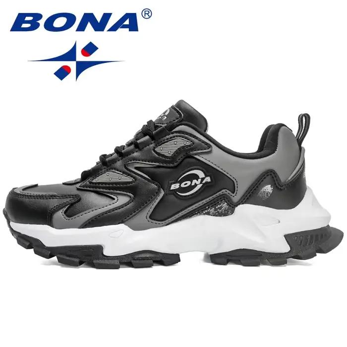 BONA – chaussures de marche légères pour homme, baskets souples et décontractées, respirantes, pour