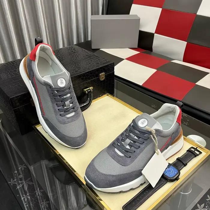 Cadeaux de Noël, chaussures pour hommes de marque de luxe, baskets décontractées faites à la main, t