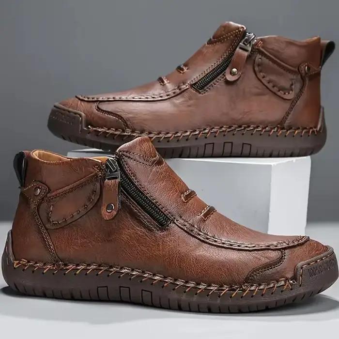 Chaussures classiques en cuir faites à la main pour hommes, bottes décontractées pour Banquet, botti