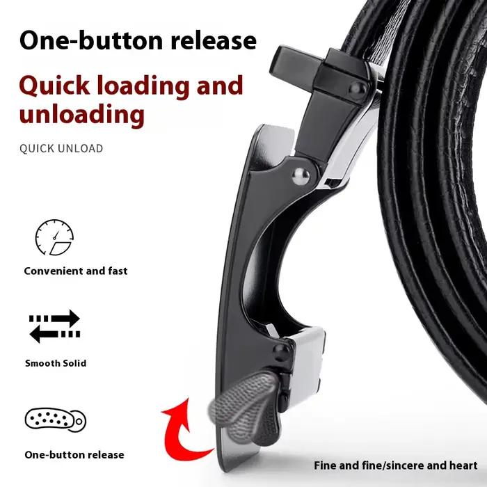 Ceinture en cuir pour hommes, ceinture à boucle automatique, pour les affaires populaires, ceinture