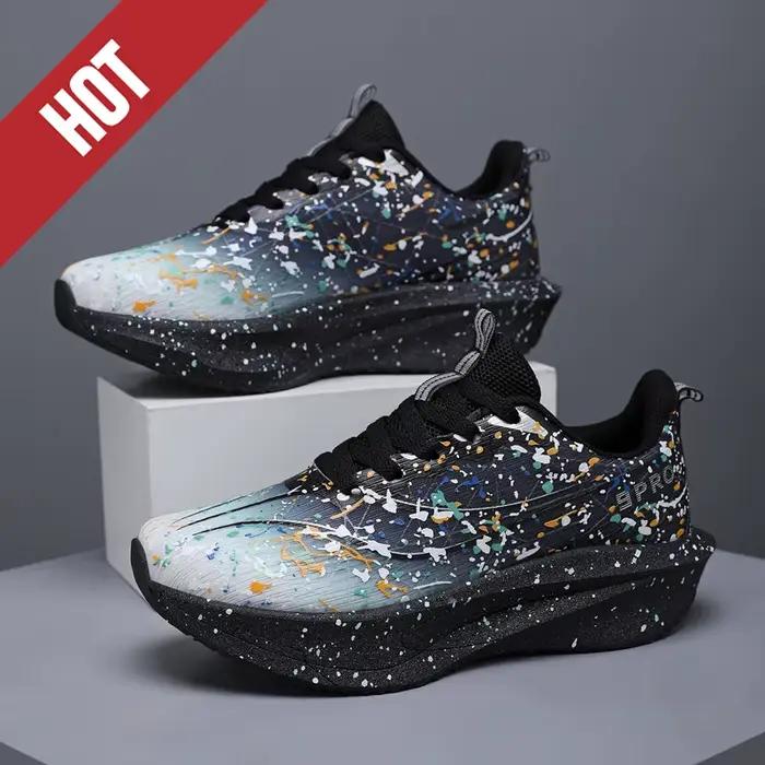 Chaussures de course Marathon Spécialité Homme Sport Plaque Carbone Respirantes Ultralégères Femme C
