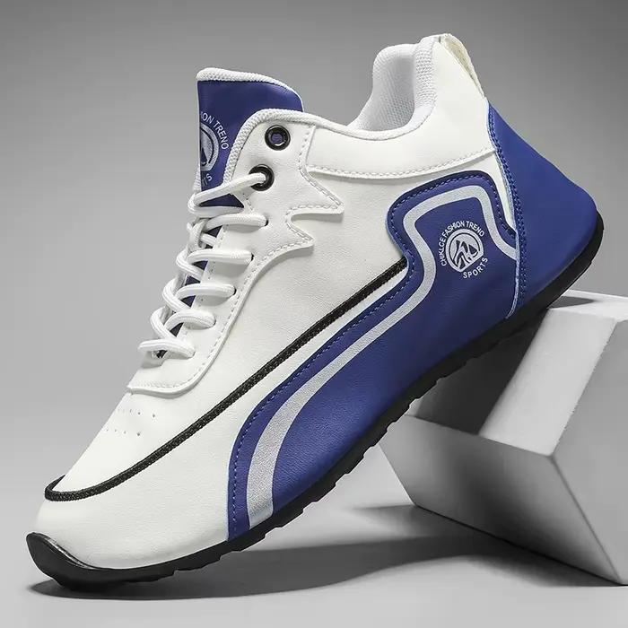 1 paire de chaussures de sport décontractées respirantes pour hommes, confortables, adaptées à toute