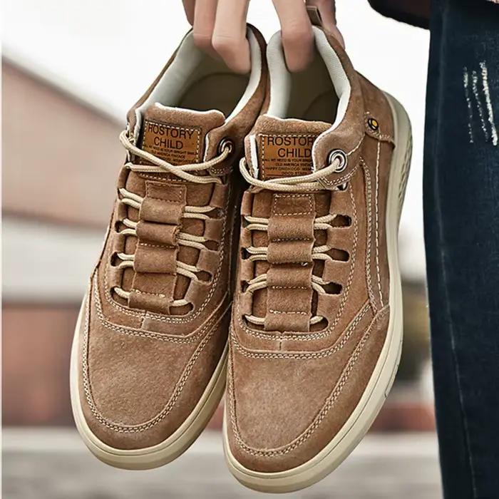 Printemps mode hommes baskets ascenseur chaussures 7CM Invisible rehaussement chaussures homme à la