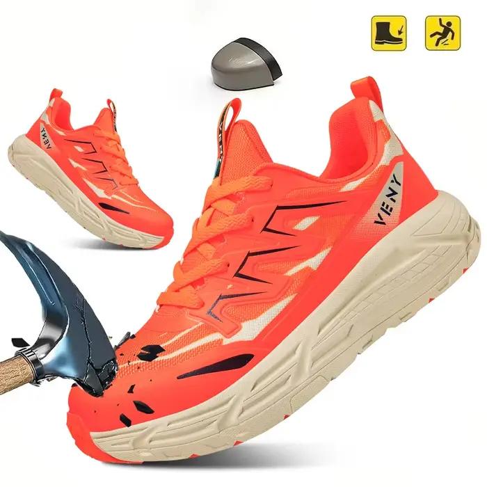 Chaussures de sécurité hommes chaussures de travail à bout en acier baskets Anti-smash Anti-crevaiso