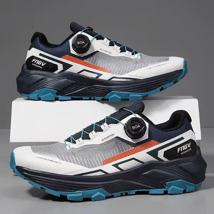 Chaussures pour hommes 2025 nouveaux hommes baskets en cuir imperméable alpinisme Camping randonnée
