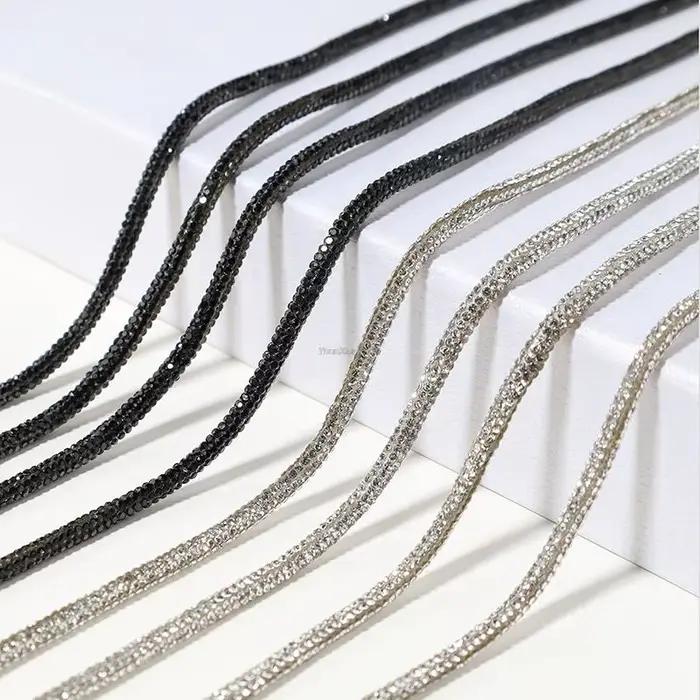 1 pièces lacets de luxe en strass pour chaussures lacets de chaussures en diamant arc-en-ciel basket