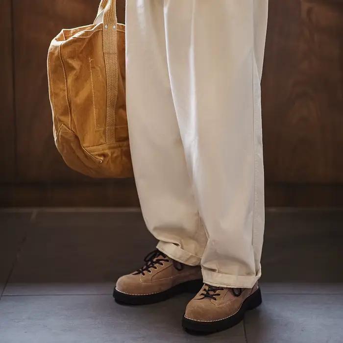Chaussures en daim de vache vintage Maden, chaussures de travail à semelle épaisse, basses, décontra