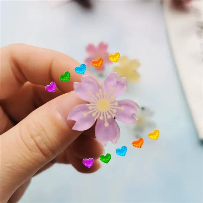 1 PC Fleurs Chaussure Boucle Lacets Clip Décoratif Chaussure Charme Tendance Creative Mignon Sneaker