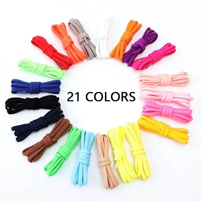 Lacets élastiques sans cravate demi-cercle lacets pour enfants et adultes baskets lacet rapide pares