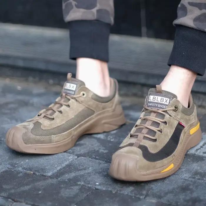 Chaussures de Sécurité pour Homme, Baskets Respirantes, Confortables, Flexibilité, Compression, Fort