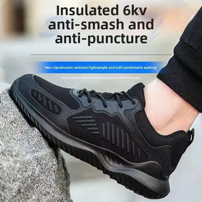 Chaussures d'électricien isolées 6KV pour hommes, chaussures de protection décontractées, Kevlar, An