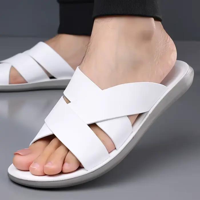 Chaussures d'été décontractées pour hommes, vente chaude, sandales élégantes pour hommes, demi-chaus