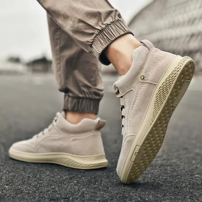 Printemps mode hommes baskets ascenseur chaussures 7CM Invisible rehaussement chaussures homme à la