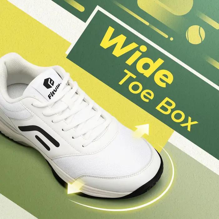 FitVille – chaussures de tennis larges pour hommes, antidérapantes, respirantes, baskets professionn