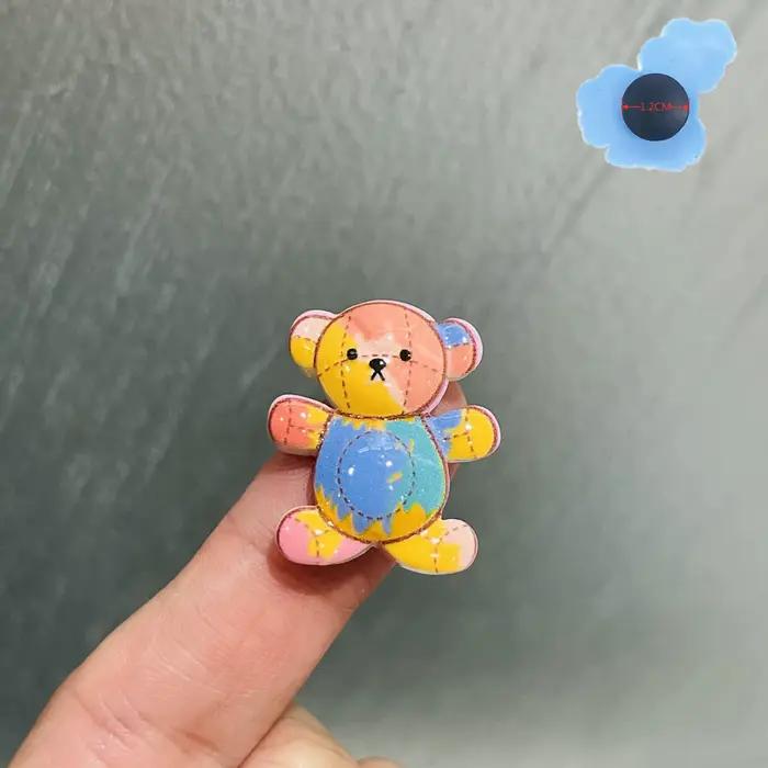 Breloques de chaussures d'ours d'animal, sabots de décoration, accessoires adaptés aux bracelets mig