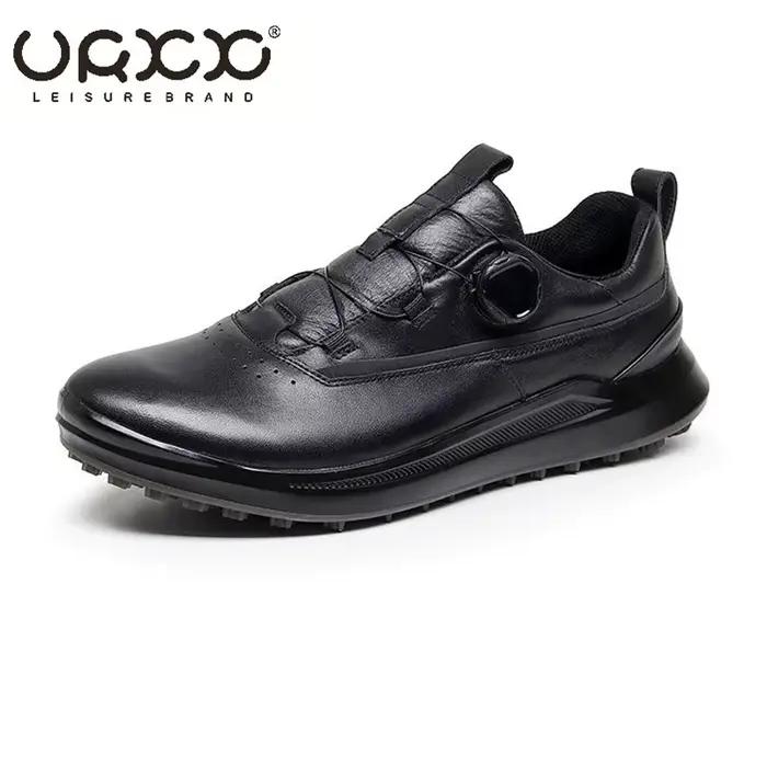Nouvelles chaussures pour hommes en cuir véritable chaussures décontractées Cool noir plat Skateboar