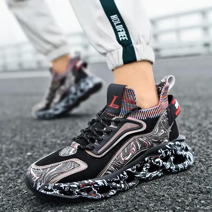 chaussure homme basket homme Chaussures de course respirantes pour hommes, baskets décontractées pou