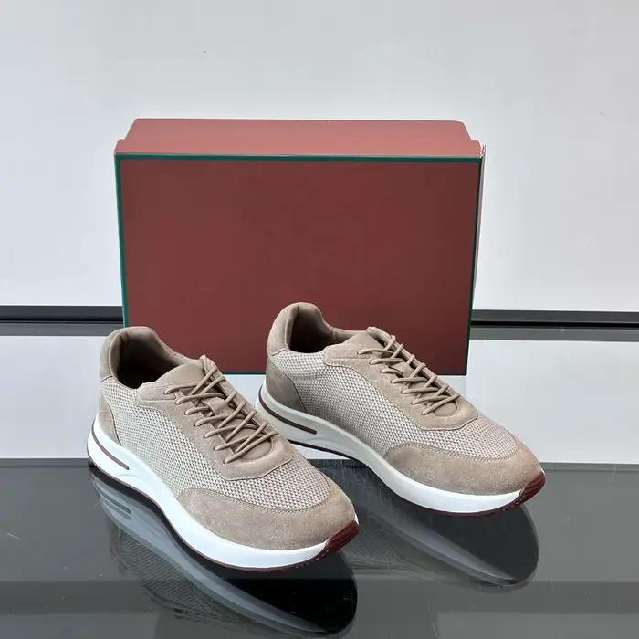 Chaussures de sport décontractées pour hommes, style Dad Shoes, en cuir, basses, respirantes, à bout