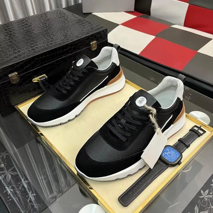Cadeaux de Noël, chaussures pour hommes de marque de luxe, baskets décontractées faites à la main, t