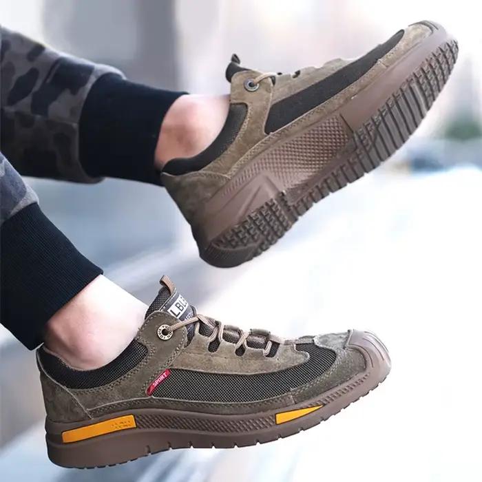 Chaussures de Sécurité pour Homme, Baskets Respirantes, Confortables, Flexibilité, Compression, Fort