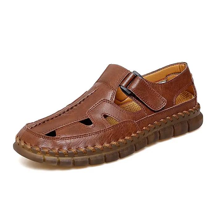 Sandales pour hommes confortables chaussures d'été respirantes pour hommes de haute qualité sandales