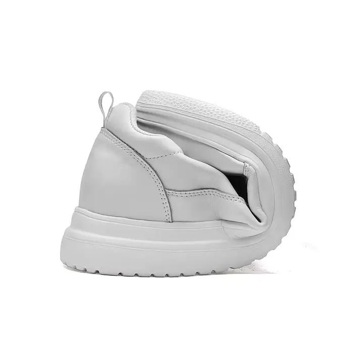 Chaussures rehaussantes classiques pour hommes, chaussures d'extérieur en cuir, chaussures de marche