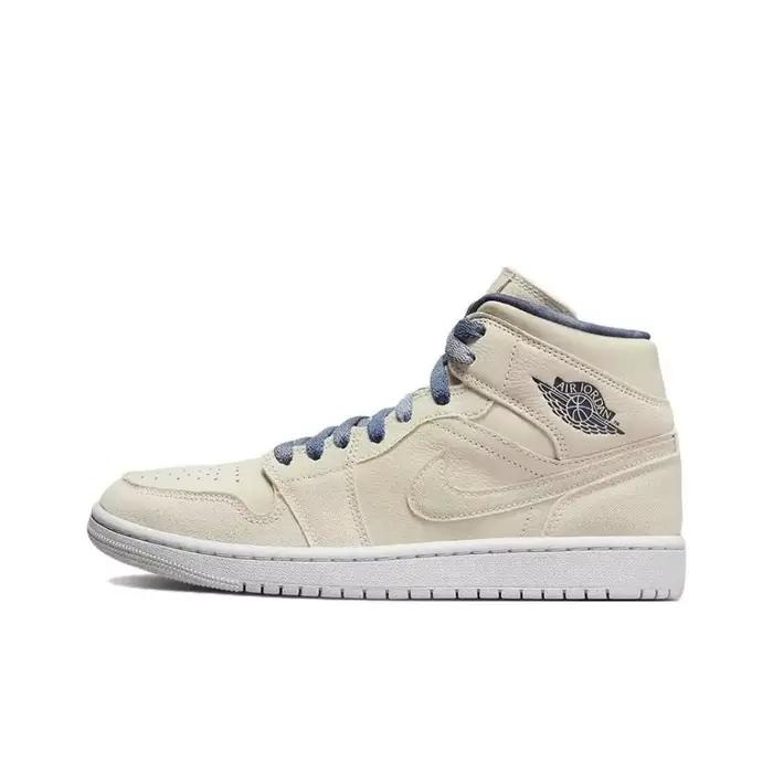 Nike Air Jordan 1 Mid Basketball Chaussure Unisexe - Conception de soutien de la cheville pour l'ent