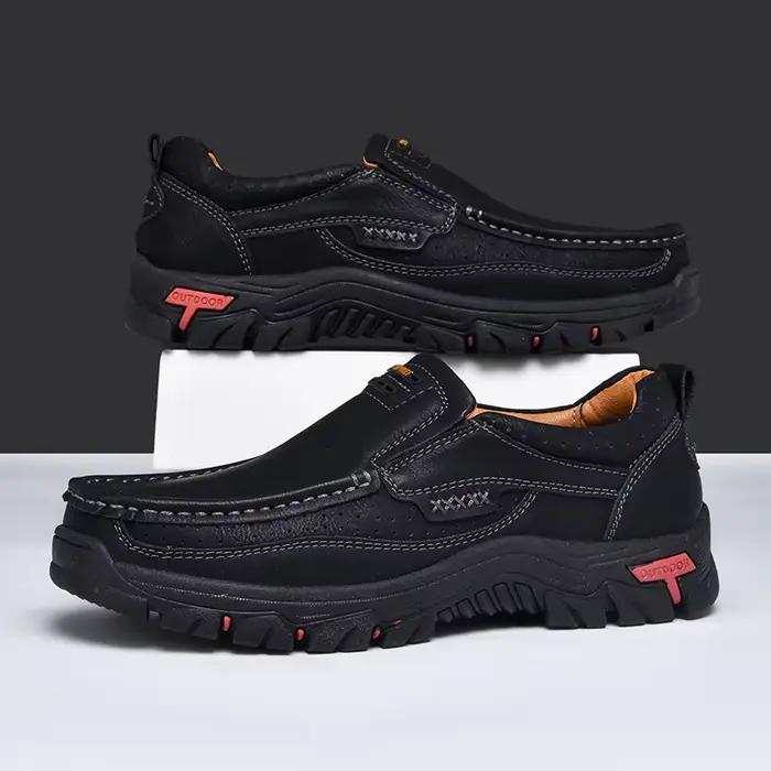Chaussures décontractées Hiyixgh en cuir véritable avec motifs animaux pour homme, occasions décontractées et de plein air