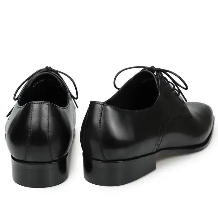 Tongs de luxe Brogue chaussure de mariage pour hommes classique noir bureau Oxfords en cuir véritable à lacets Sapato