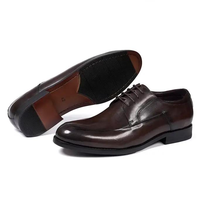 Chaussures Derby de Style italien pour hommes