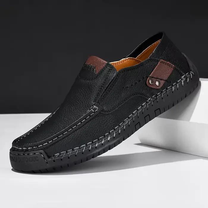 Chaussures en cuir faites à la main pour hommes