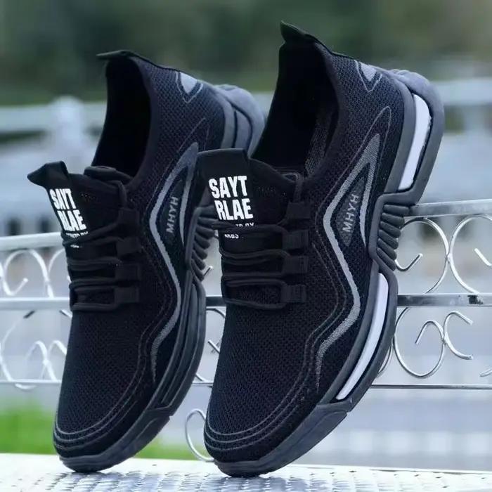 Hommes chaussures sans lacet mode baskets mâle Sport