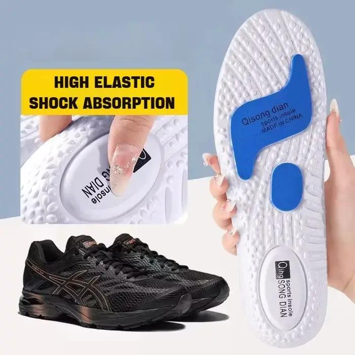 Semelles intérieures de Sport pour pieds, Inserts d'absorption des chocs souples, modèle orthopédique pour fasciite plantaire, chaussures pour hommes et femmes
