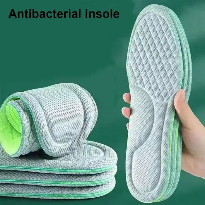 Semelle de chaussure Orth4WD pour hommes et femmes, mousse à mémoire de forme souple, dépistolet ant, absorbant la transpiration, semelle intérieure de massage, taille ajustable, 2 pièces