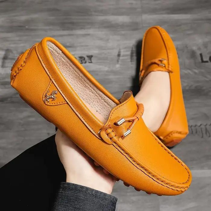 Chaussures provoqué formelles en cuir pour hommes