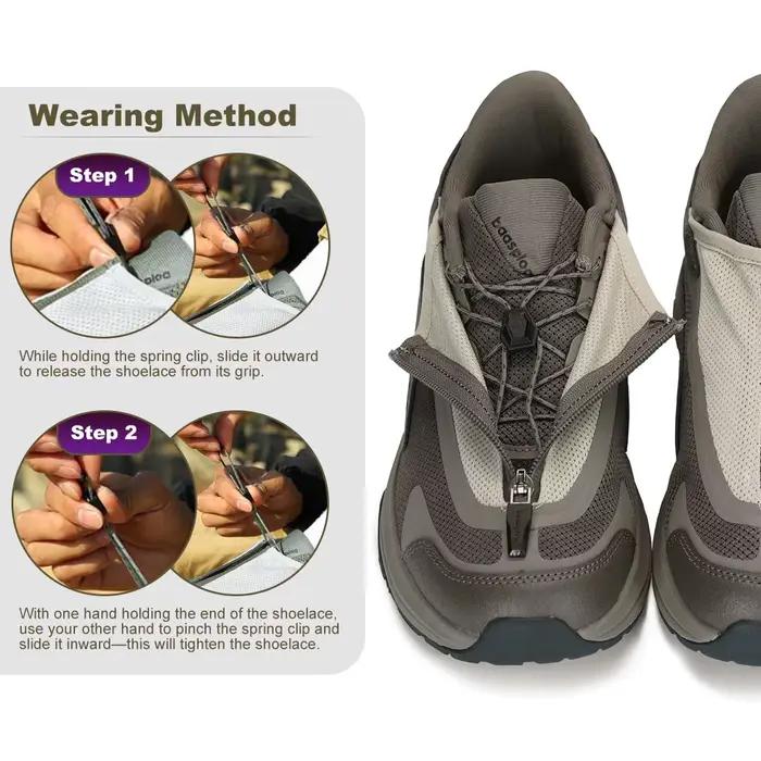 Baasploa hommes chaussures de randonnée maille respirant extérieur baskets tout nouveau confort Trail