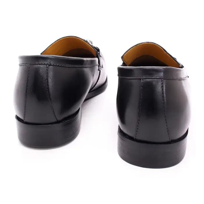 Mocassins en cuir véritable pour hommes, marque de luxe, chaussures décontractées noires à enfiler, pour mariage, bureau, affaires, taille 39-46