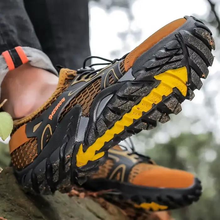 Chaussures d'eau RUNPLAY respirantes pour hommes, baskets de randonnée, escalade, pêche, navigation fluviale, grandes tailles