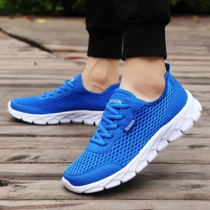 YRZL-Baskets de sport coordonnantes pour hommes, chaussures décontractées respirantes, chaussures de tennis légères, chaussures de plein air, haute qualité, mode estivale