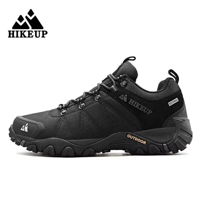 HIKEUP chaussures de randonnée antidérapantes pour hommes vêtements de plein air respirants résistant aux éclaboussures