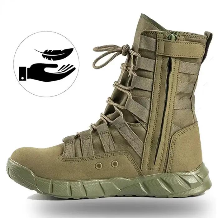 Chaussures de Sport vert désert marron botte bottes d'entraînement légères