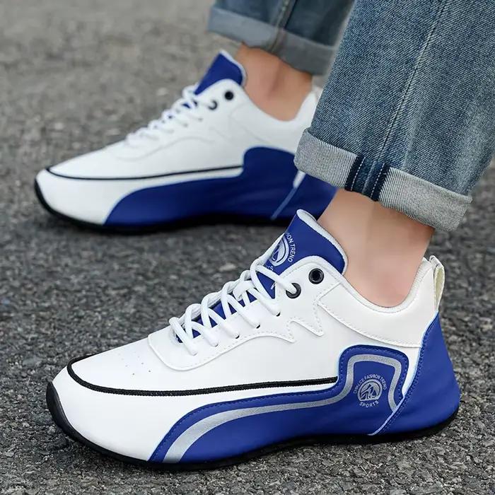 1 paire de chaussures de sport décontractées respirantes pour hommes