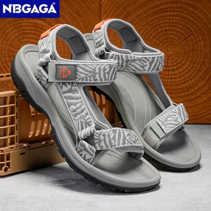 Sandales classiques pour hommes de randonnée et de plage polyester avec semelles EVA pour décontraction et confort été et voyage