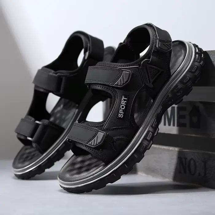 Sandales hommes mode d'été nouveau style vêtements de plein air semelle souple résistant à l'usure anti-dérapant anti
