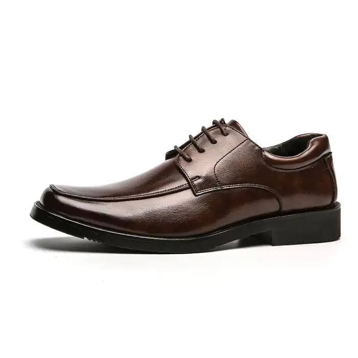 Chaussures en cuir de haute qualité pour hommes, tendance, formelles, britanniques, grande taille 48, richelieu, nouvelles chaussures de mariage d'affaires