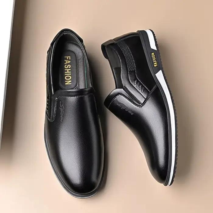 Chaussures en cuir de marque pour hommes mocassins de créateur