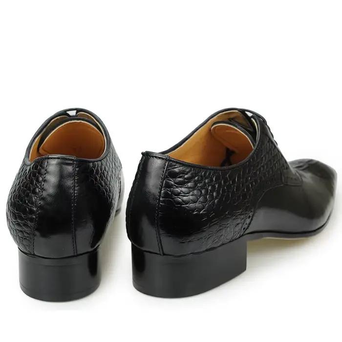 Italie chaussures pour hommes Prince classique moderne formel Oxford Wingtip à lacets