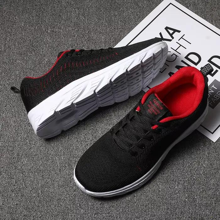 À lacets hommes chaussures décontractées respirant léger mâle