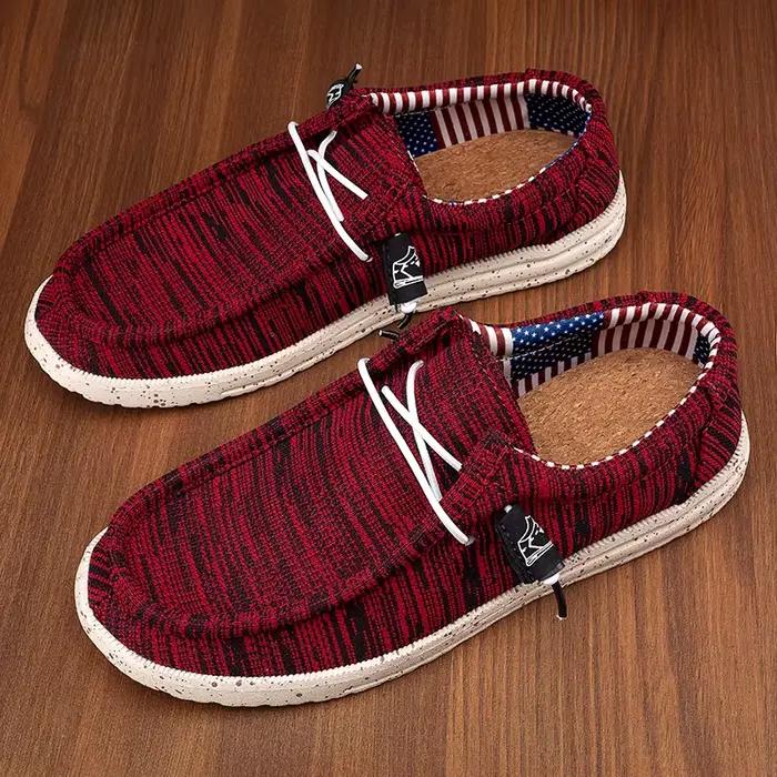 Mocassins bateau respirants pour hommes 2026 – Chaussures décontractées légères en toile à lacets – Zapatos Para Hombre