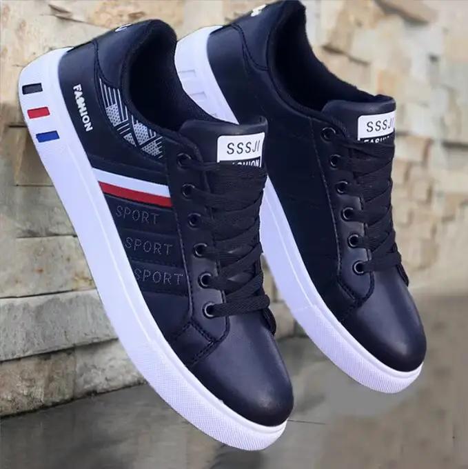 Baskets décontractées blanches confortables pour hommes